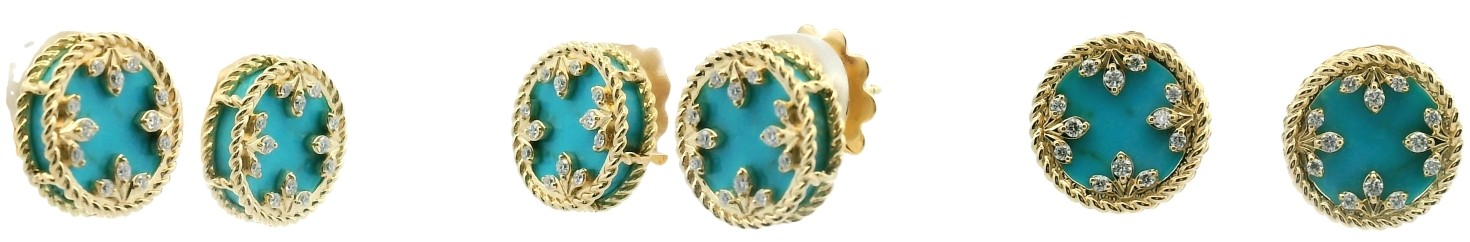 vintage inspired designs of roberto coin earrings