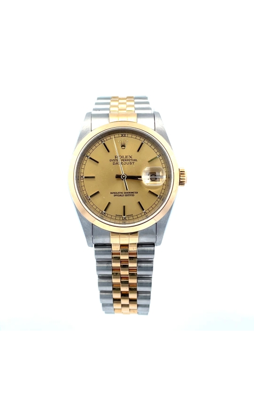 ROLEX DATEJUST WATCH STAINLESS STEEL / 18KT YELLOW GOLD